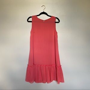 Salmon Pink Tommy Hilfiger Sleeveless Swing Dress